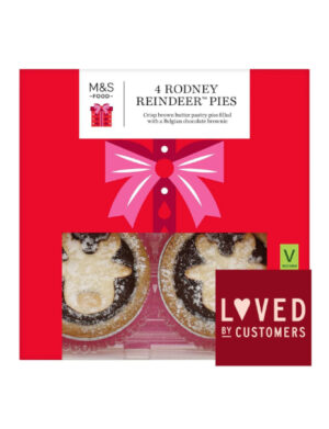 Rodney Reindeer Chocolate Brownie Pies