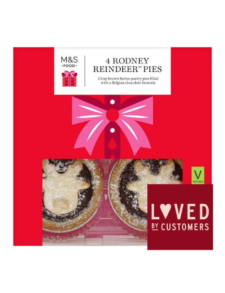 Rodney Reindeer Chocolate Brownie Pies