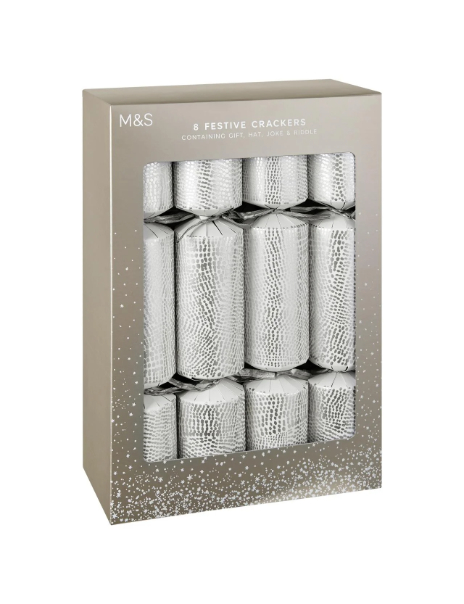Silver Luxury Christmas Crackers