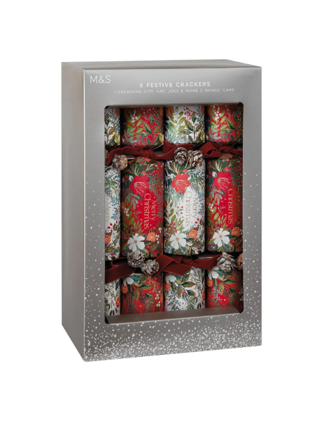 Traditional Floral Luxury Christmas Crackers