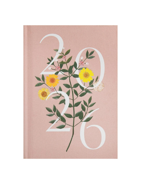Small Floral A6 Diary 2026
