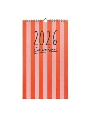 Medium Stripe Calendar 2026