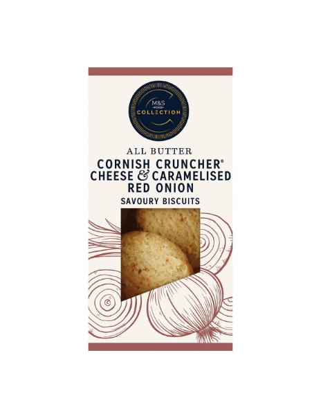 Collection Cornish Cruncher Cheese & Caramelised Red Onion Biscuits