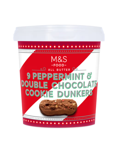 All Butter Peppermint and Double Chocolate Cookie Dunker
