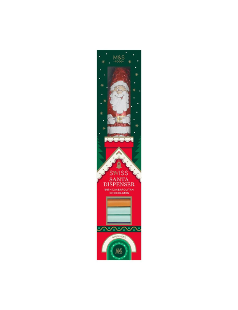 Swiss Chocolate Santa Dispenser