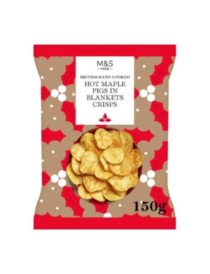 Hot Maple Pigs In Blankets Crisps