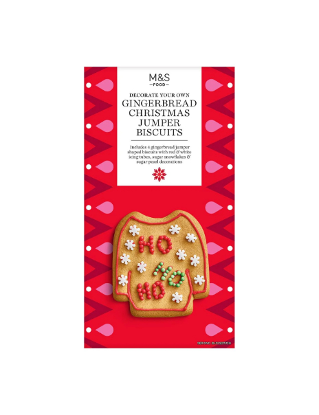 Decorate Your Own Gingerbread Christmas Jumper Biscuits