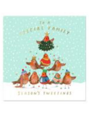 Family Robin Single Card