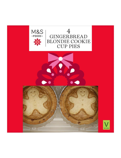 Gingerbread Blondie Cookie Cup Pies Gingerbread Blondie Cookie Cup Pies