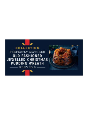 Collection Old Fashioned Jewelled Christmas Pudding Wreath