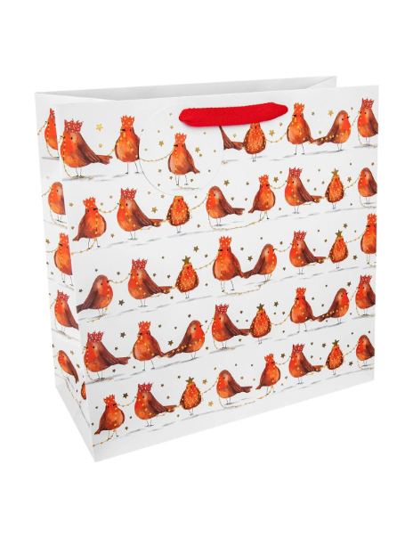 Robin Large Square Gift Bag