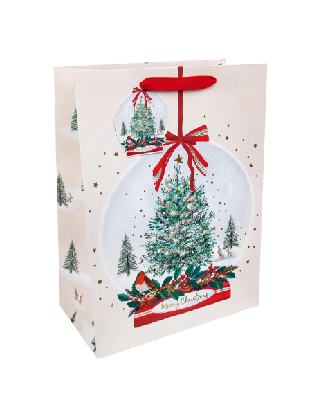 Snow Globe Large Gift Bag