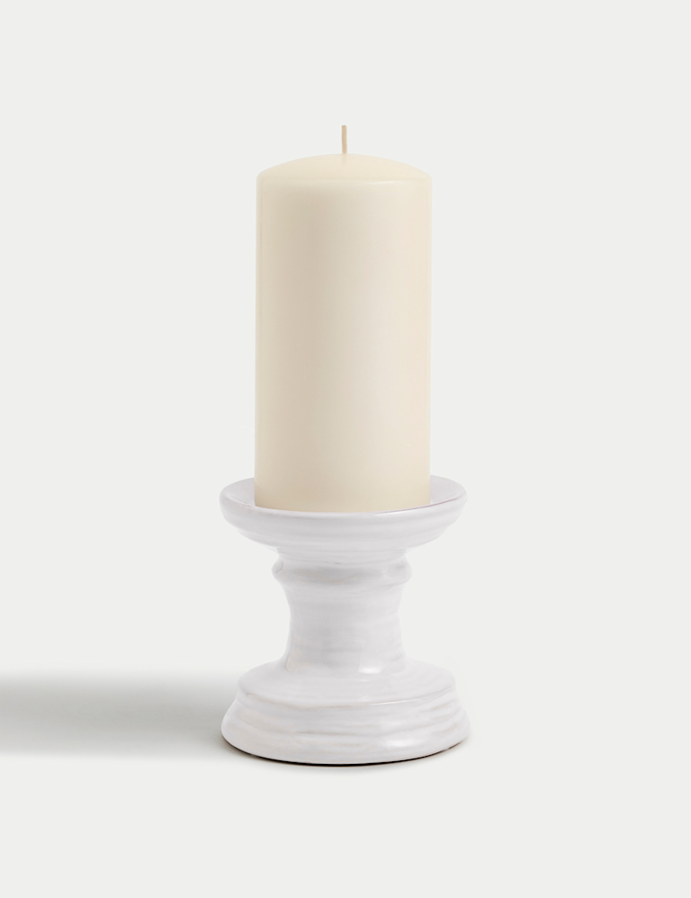 Ceramic Pillar Candle Holder