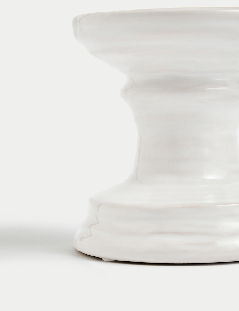 Ceramic Pillar Candle Holder