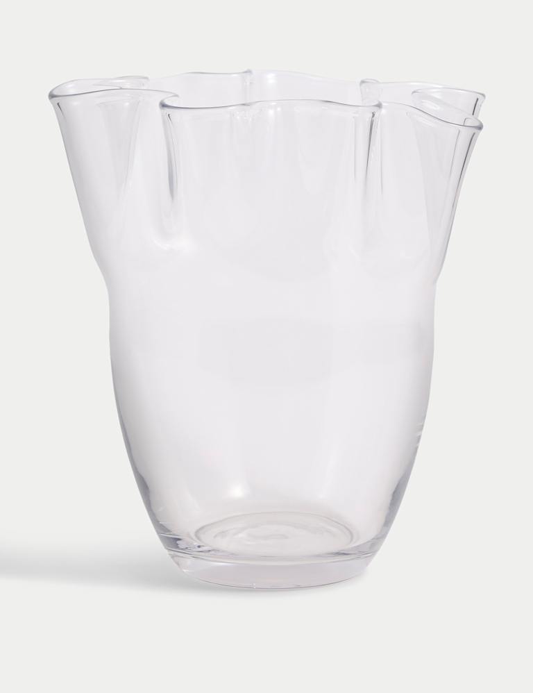 Extra Large Handkerchief Glass Vase