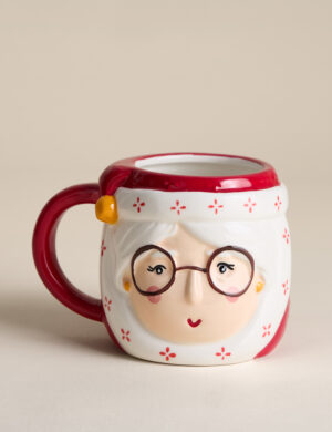 Mrs Claus Shaped Mug