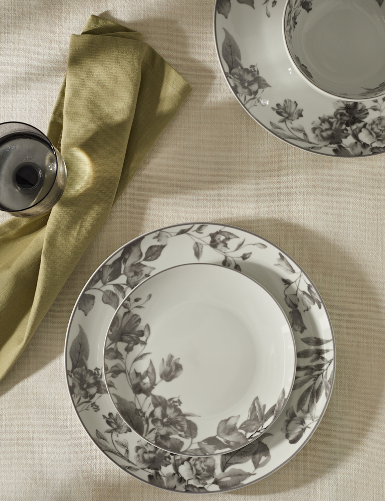 12 Piece Floral Dinner Set