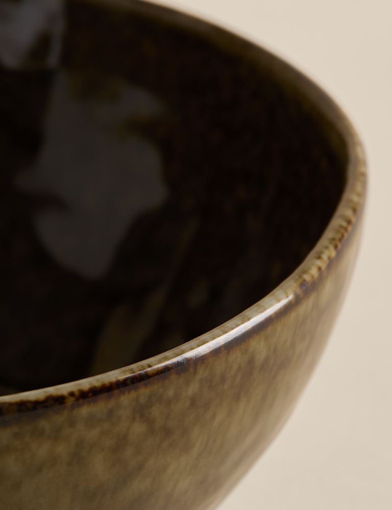 Straight Side Reactive Glaze Cereal Bowl