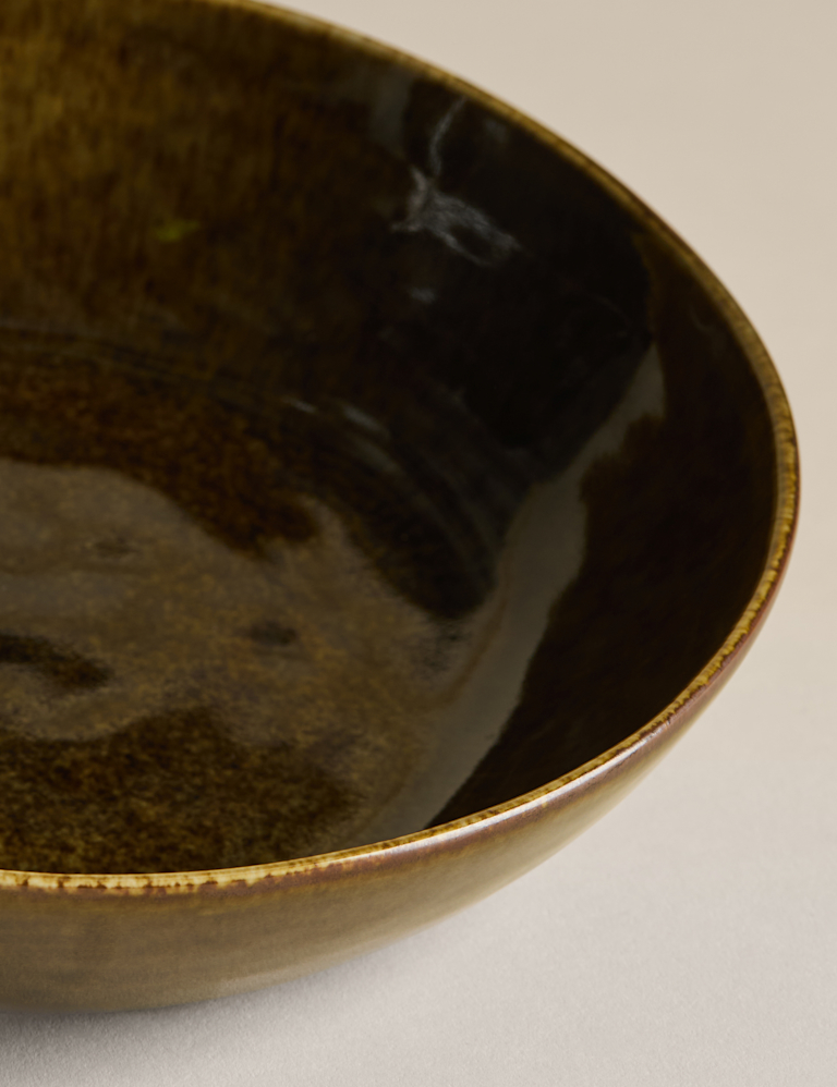 Straight Side Reactive Pasta Bowl