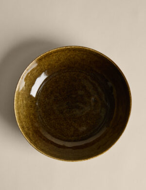 Straight Side Reactive Pasta Bowl