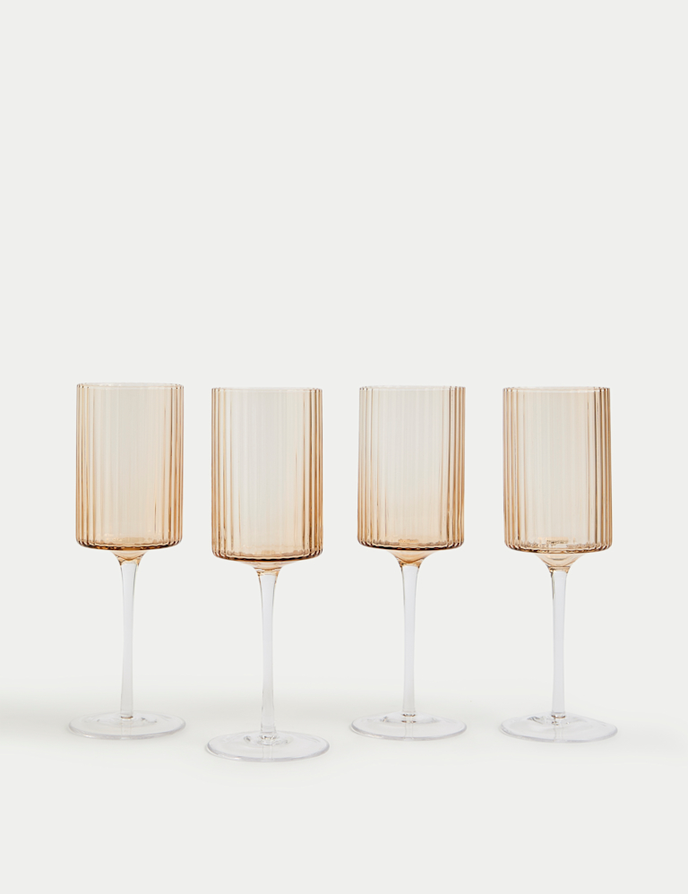 Set of 4 Handmade Celine Wine Glasses