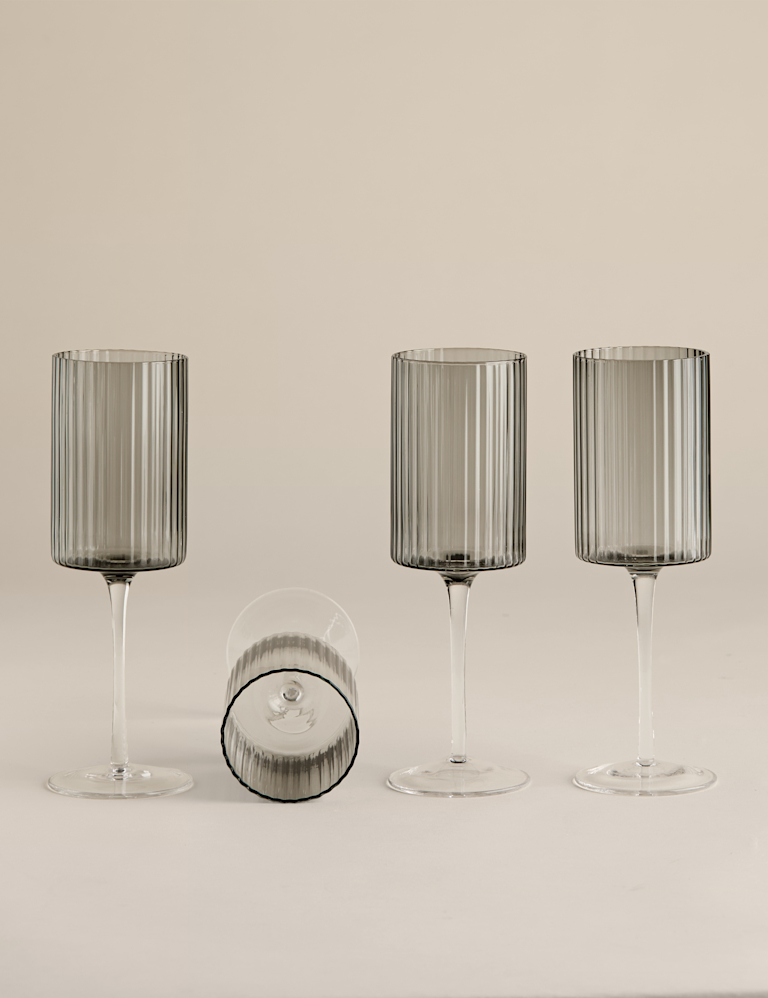 Set of 4 Handmade Celine Wine Glasses