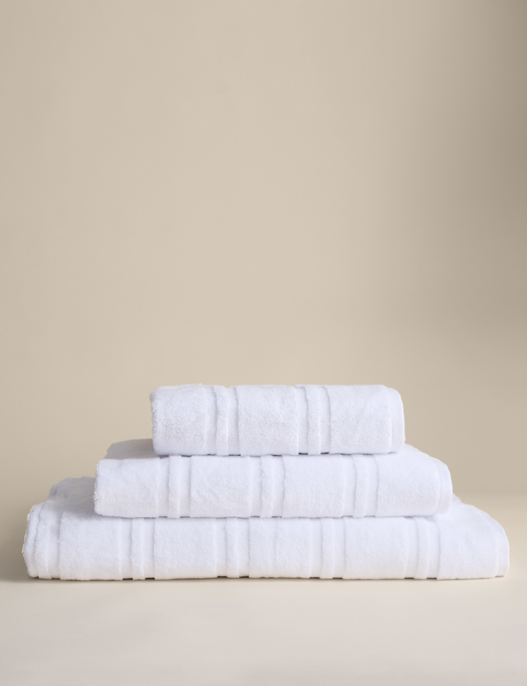 Luxury Egyptian Cotton Striped Towel