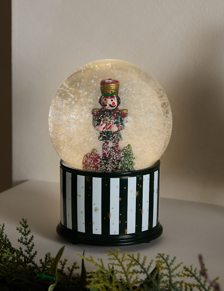 Light Up Musical Nutcracker Snow Globe