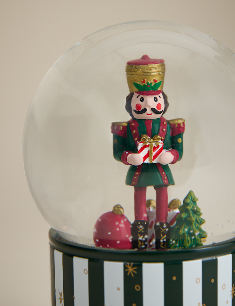 Light Up Musical Nutcracker Snow Globe