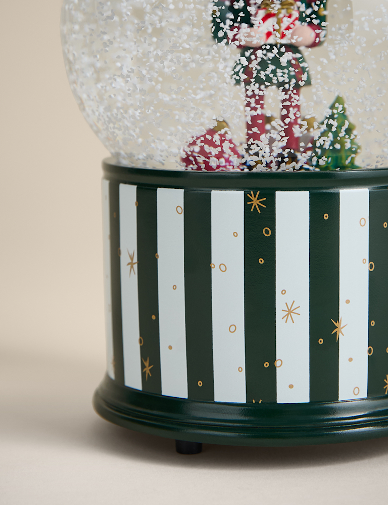 Light Up Musical Nutcracker Snow Globe