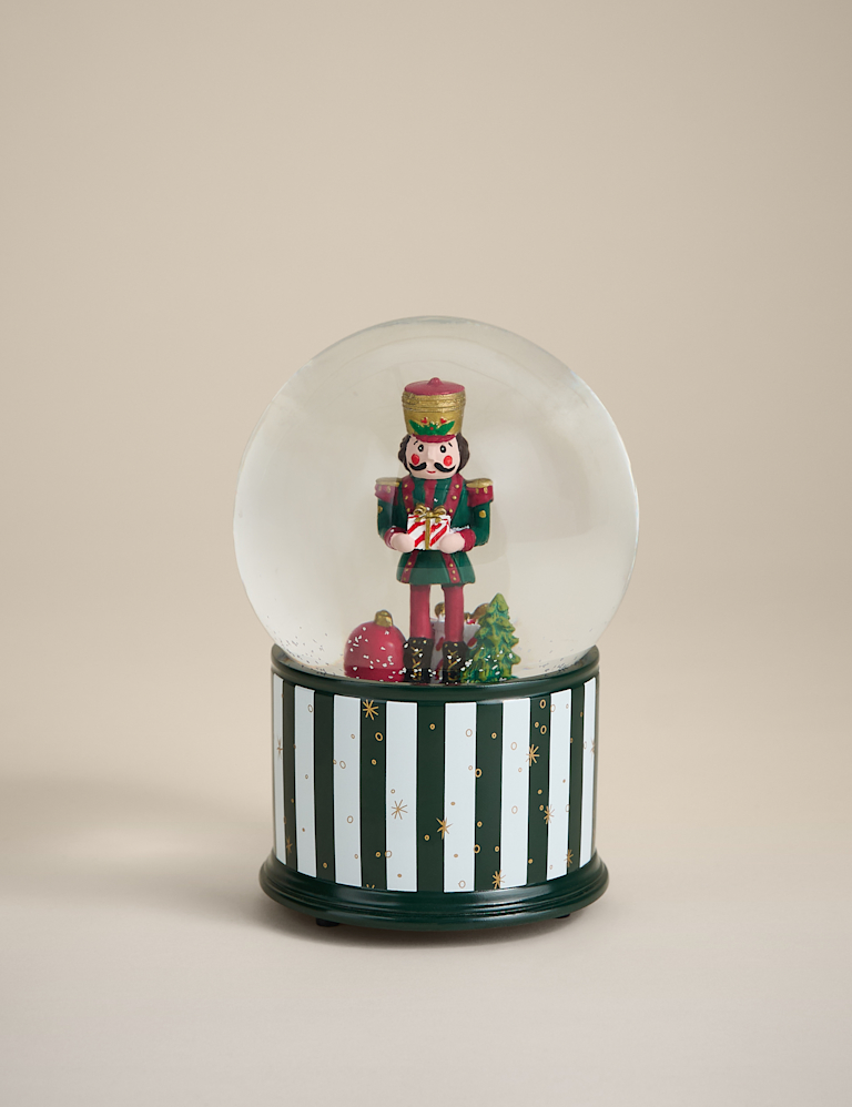 Light Up Musical Nutcracker Snow Globe