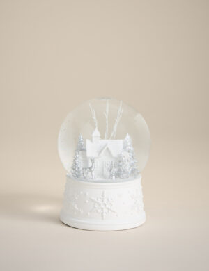 Winter House Snow Globe