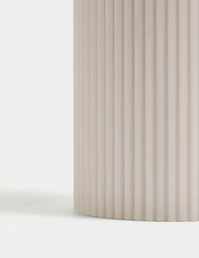 Ridged Pillar Candle