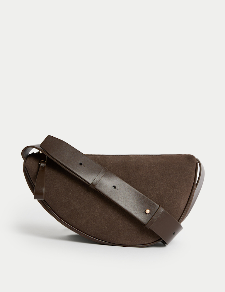 Faux Leather Sling Cross-Body Bag