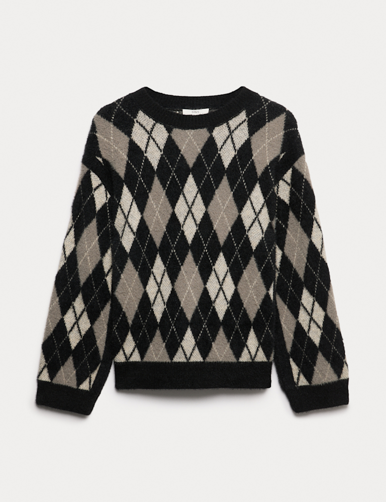 Argyle Crew Neck Jumper