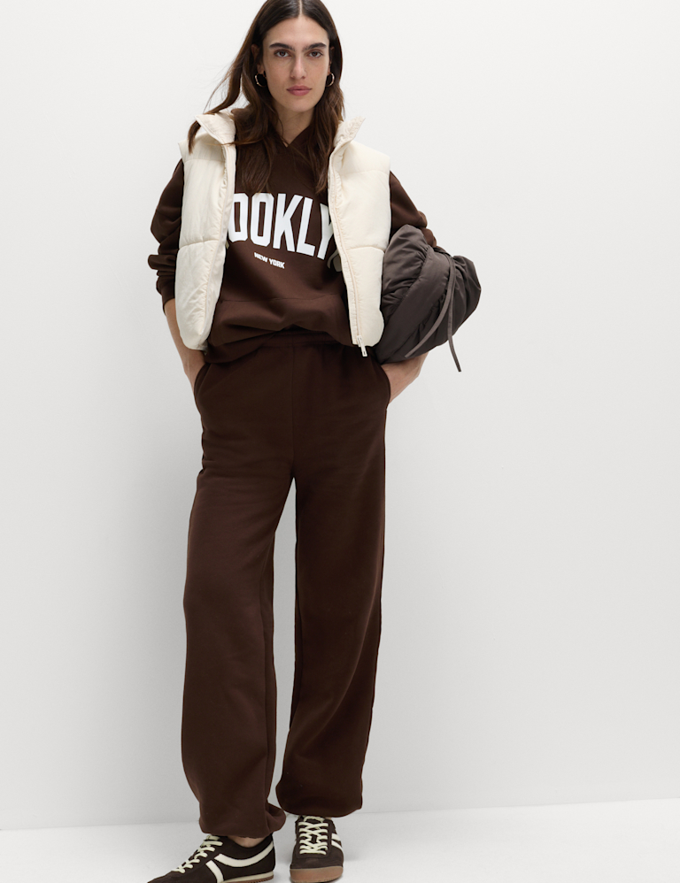 Cotton Rich Slogan Hoodie