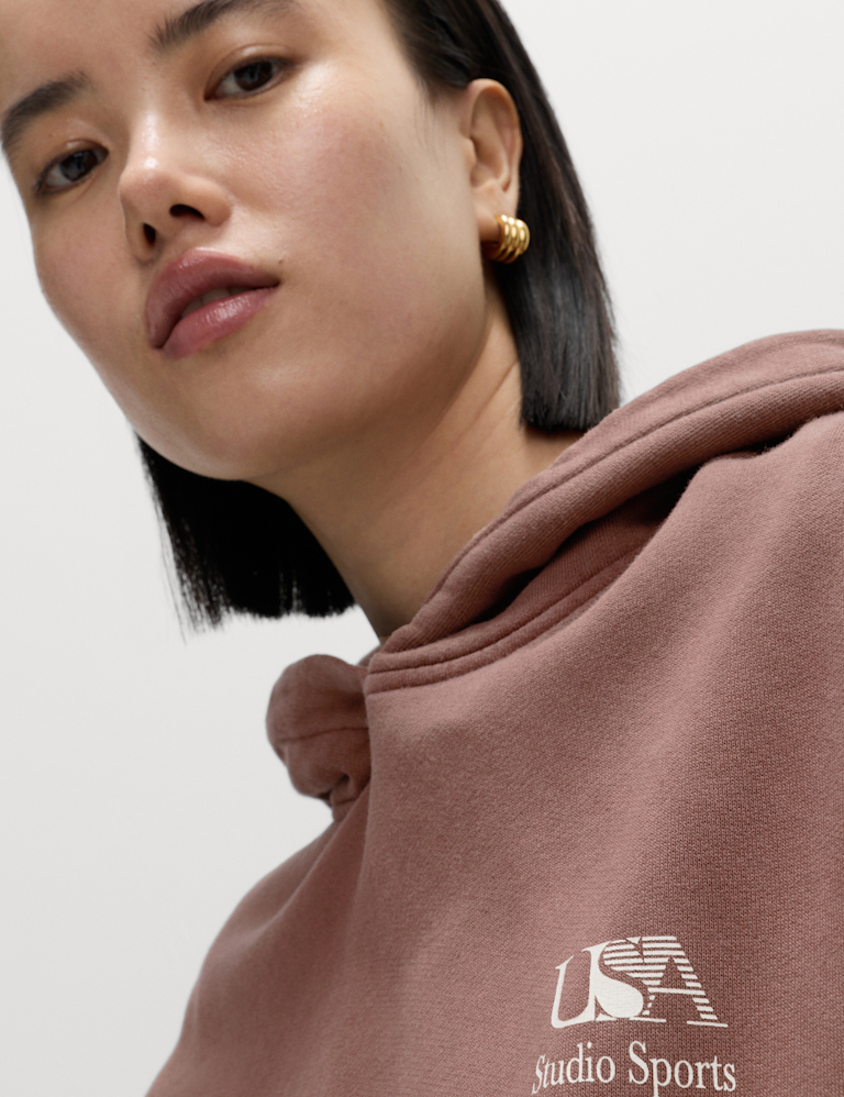 Pure Cotton Graphic Hoodie