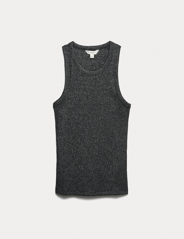 Cotton Rich Sparkly Vest