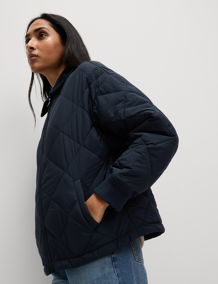 Thermowarmth™ Quilted Collared Jacket