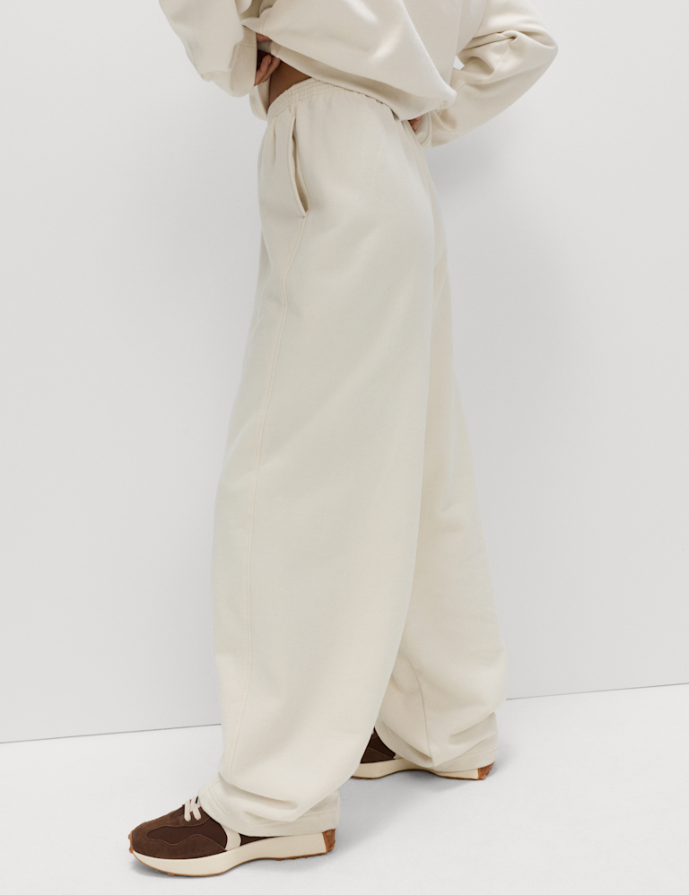 Pure Cotton Slouchy Relaxed Joggers