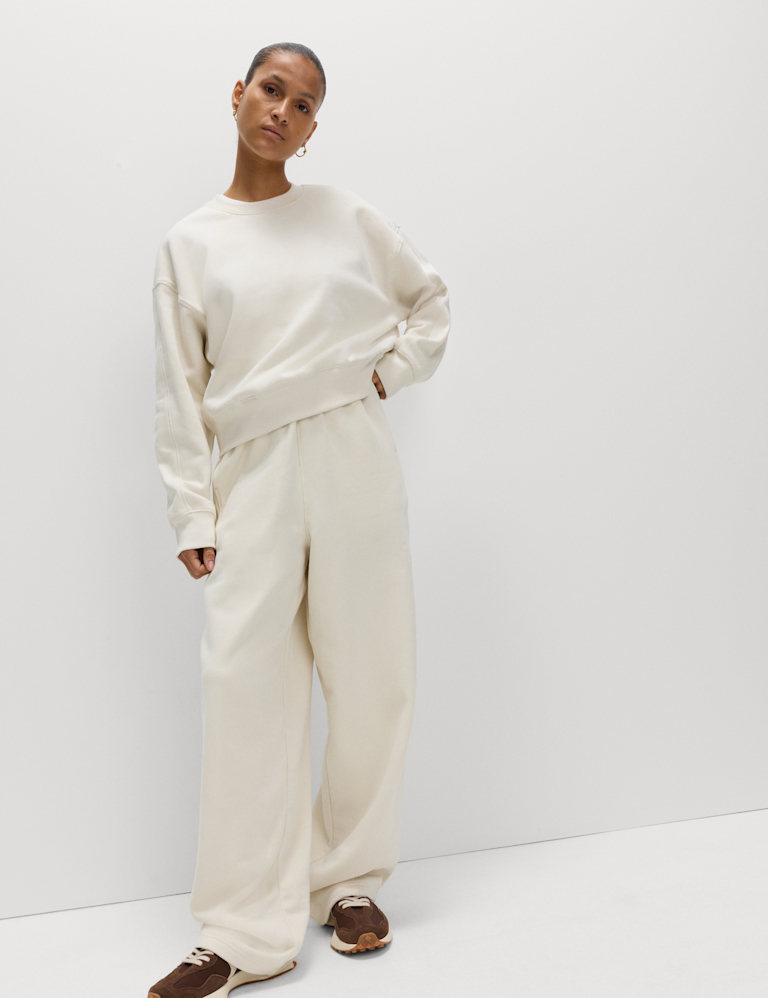 Pure Cotton Slouchy Relaxed Joggers