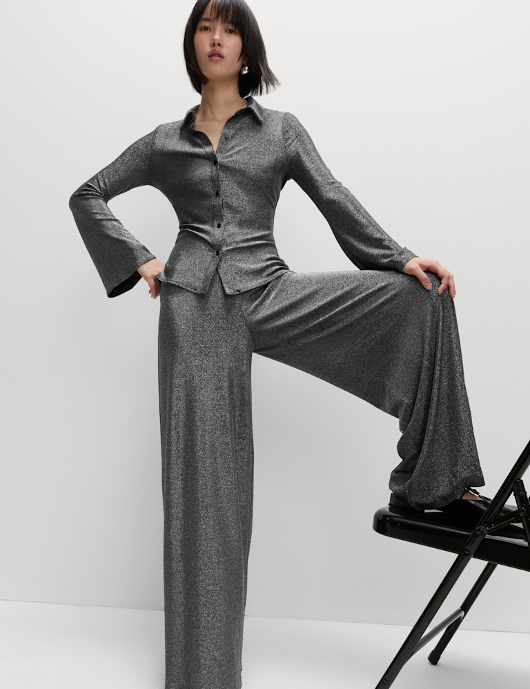 Sparkly Palazzo Trousers