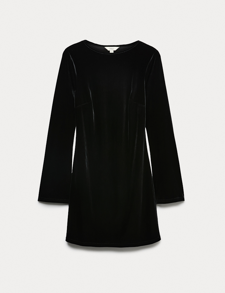 Velvet Mini Skater Dress