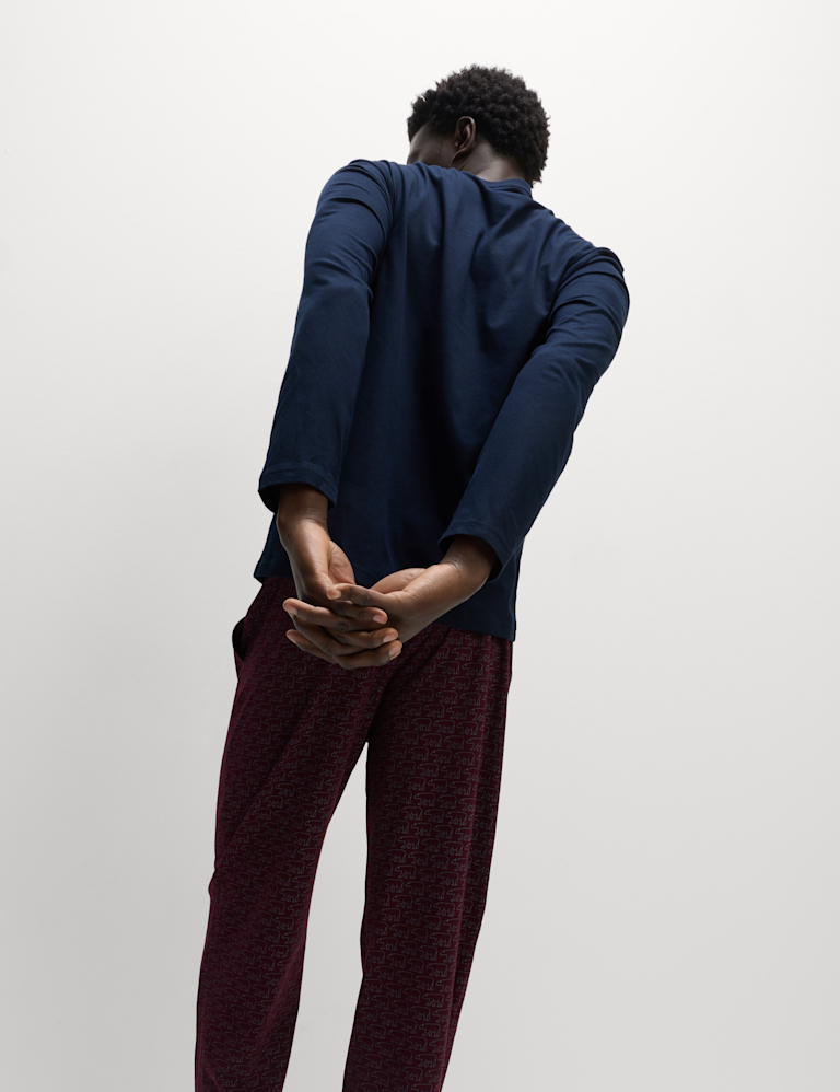 Pure Cotton Bear Print Pyjama Set