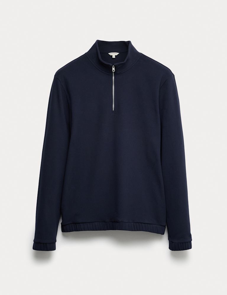 Luxury Fleece Half Zip Loungewear Top