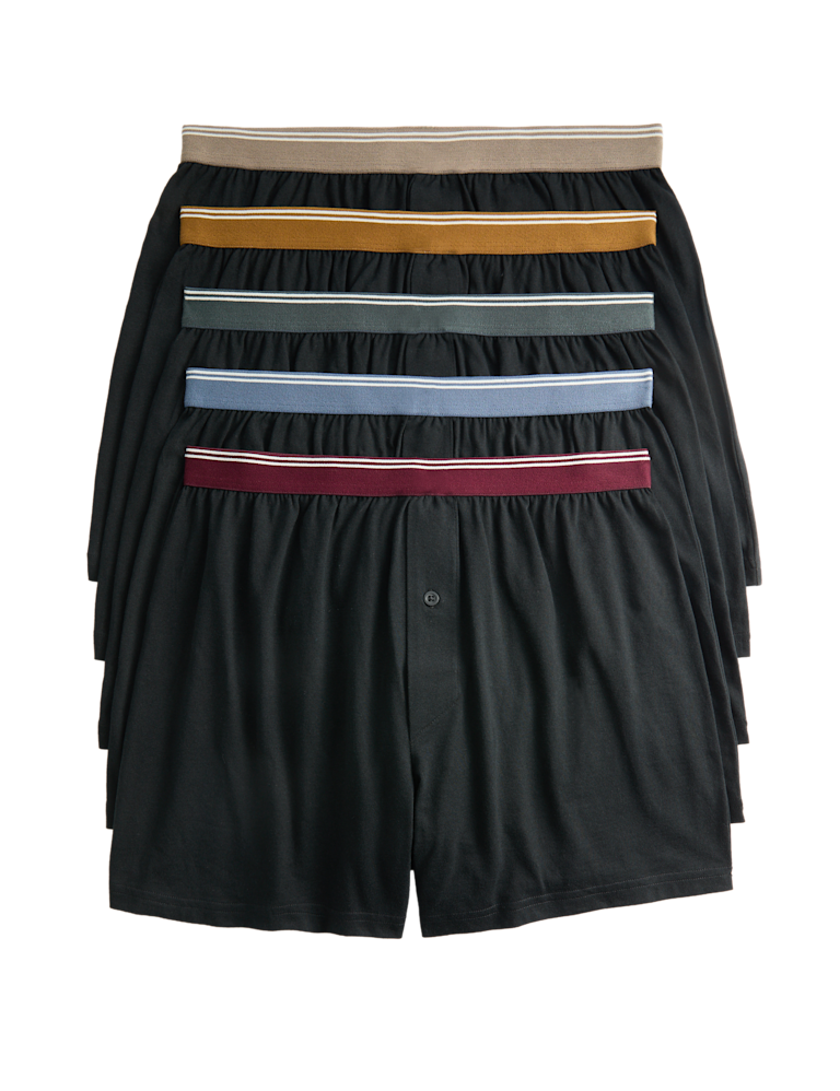 5pk Pure Cotton Cool & Fresh™ Jersey Boxers