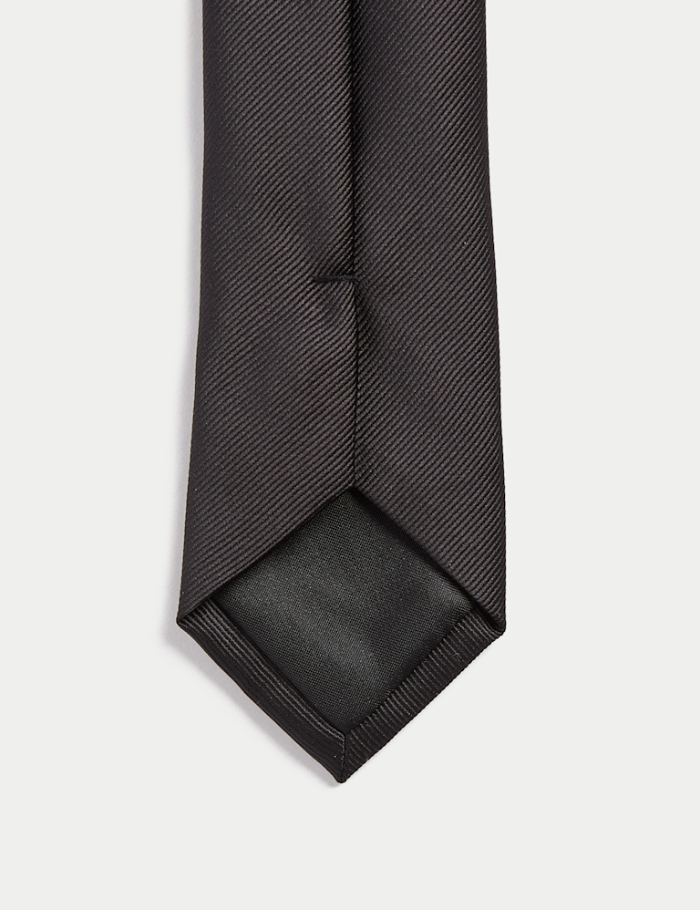Machine Washable Skinny Plain Tie
