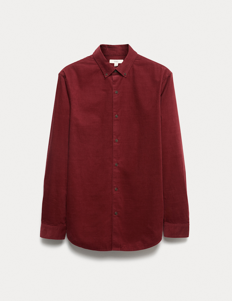 Pure Cotton Corduroy Shirt