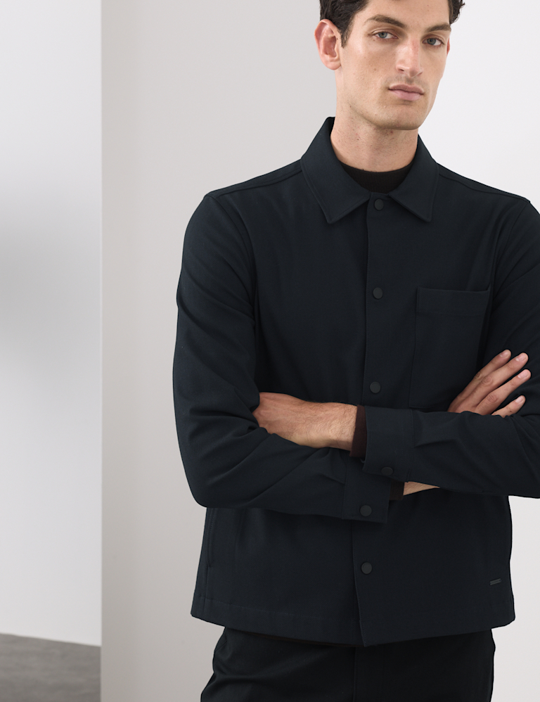 Regular Fit Stretch Overshirt
