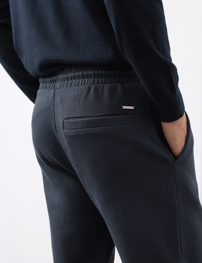 Cotton Rich Twill Joggers